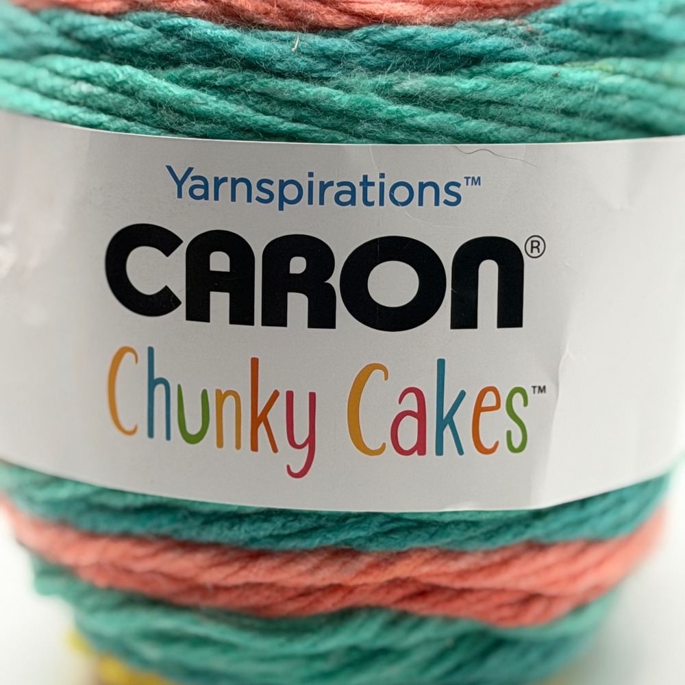 Caron Chunky Cakes Yarn Trifle Multicolor Super Bulky 100% Acrylic 9.8oz 297yds